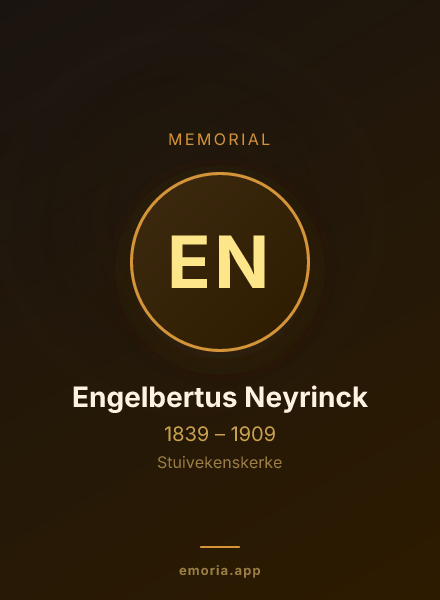 Memorial portrait of Engelbertus Neyrinck