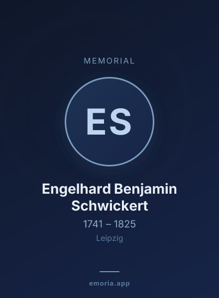 Memorial portrait of Engelhard Benjamin Schwickert