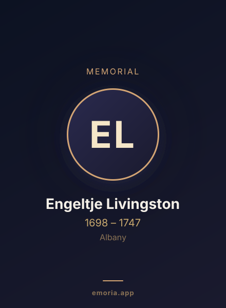 Memorial portrait of Engeltje Livingston