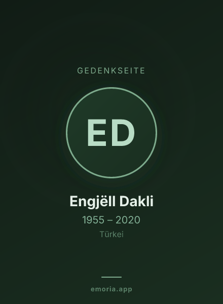 Gedenkportrait von Engjëll Dakli