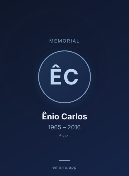 Memorial portrait of Ênio Carlos