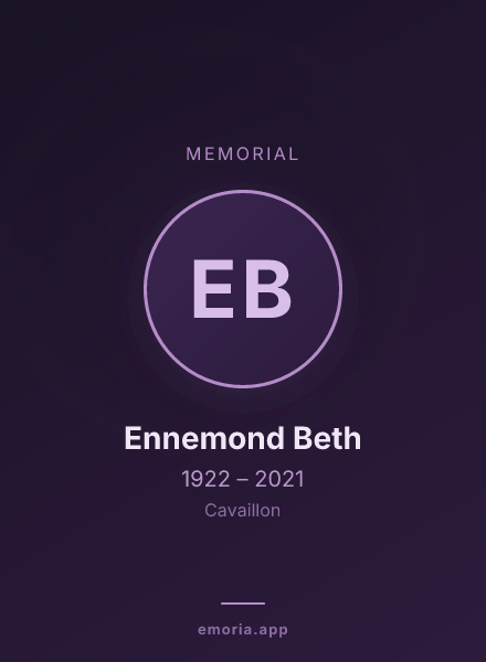 Memorial portrait of Ennemond Beth
