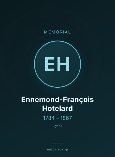 Memorial portrait of Ennemond-François Hotelard