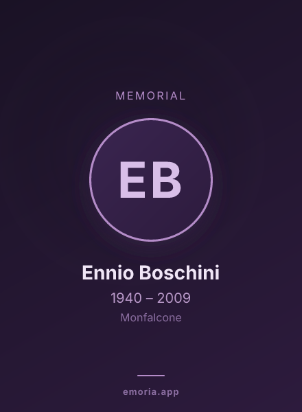 Memorial portrait of Ennio Boschini