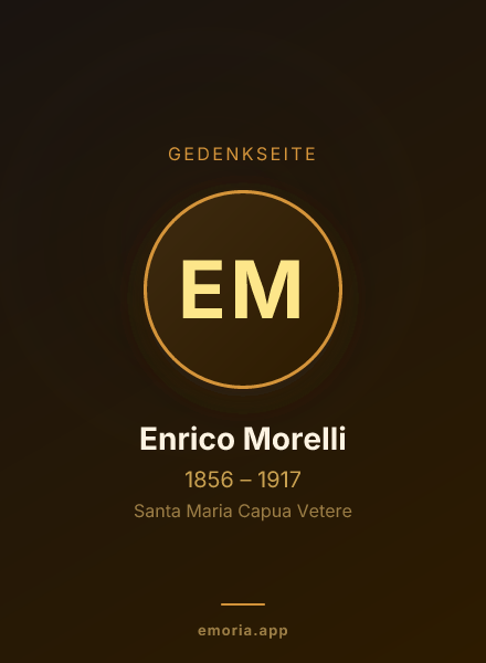 Gedenkportrait von Enrico Morelli
