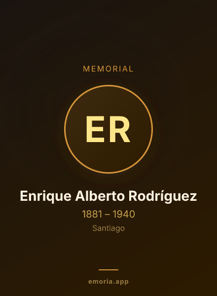 Memorial portrait of Enrique Alberto Rodríguez