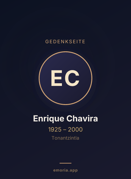 Gedenkportrait von Enrique Chavira