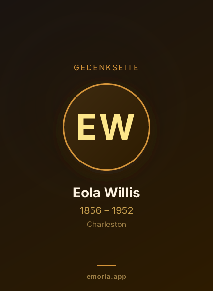 Gedenkportrait von Eola Willis