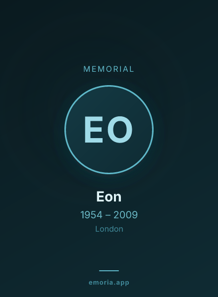 Memorial portrait of Eon