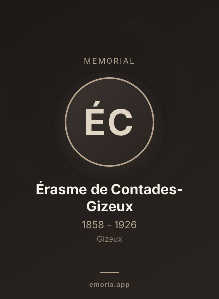 Memorial portrait of Érasme de Contades-Gizeux