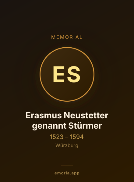 Memorial portrait of Erasmus Neustetter genannt Stürmer