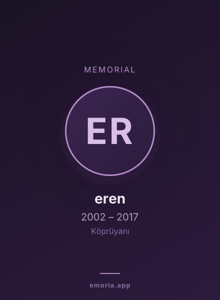 Memorial portrait of eren