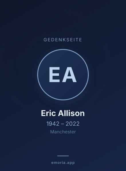 Gedenkportrait von Eric Allison