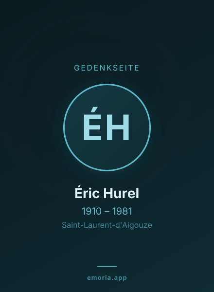 Gedenkportrait von Éric Hurel