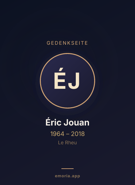 Gedenkportrait von Éric Jouan