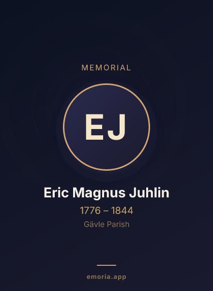 Memorial portrait of Eric Magnus Juhlin