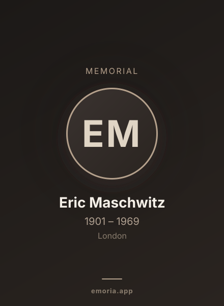 Memorial portrait of Eric Maschwitz