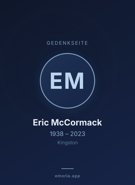 Gedenkportrait von Eric McCormack