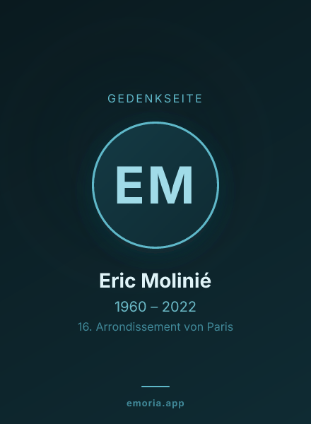 Gedenkportrait von Eric Molinié