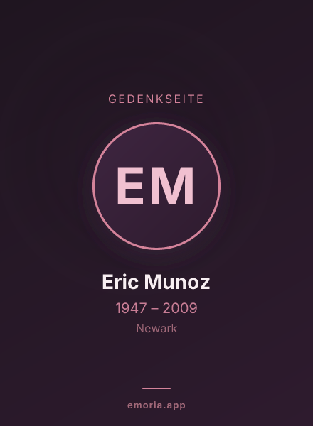 Gedenkportrait von Eric Munoz