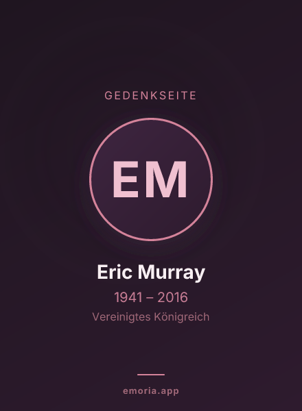 Gedenkportrait von Eric Murray