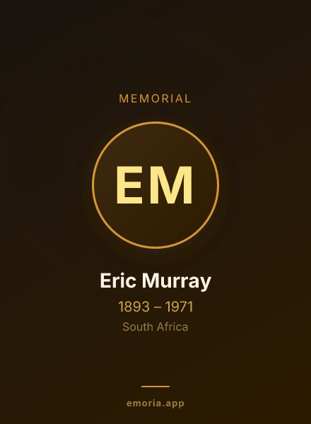 Memorial portrait of Eric Murray