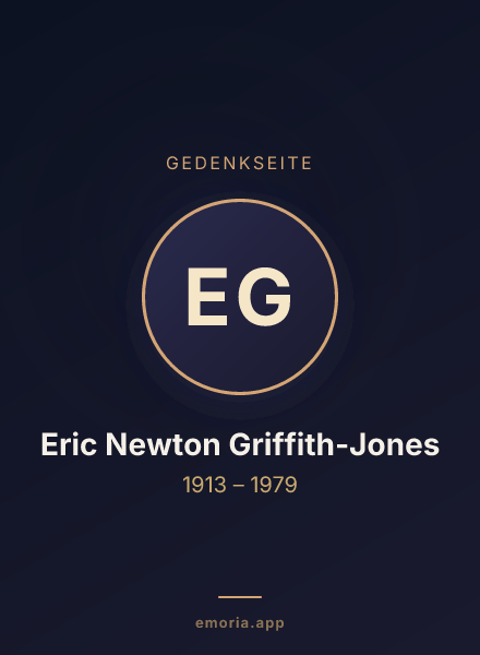 Gedenkportrait von Eric Newton Griffith-Jones