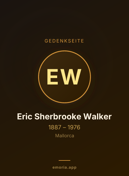 Gedenkportrait von Eric Sherbrooke Walker