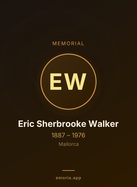 Memorial portrait of Eric Sherbrooke Walker