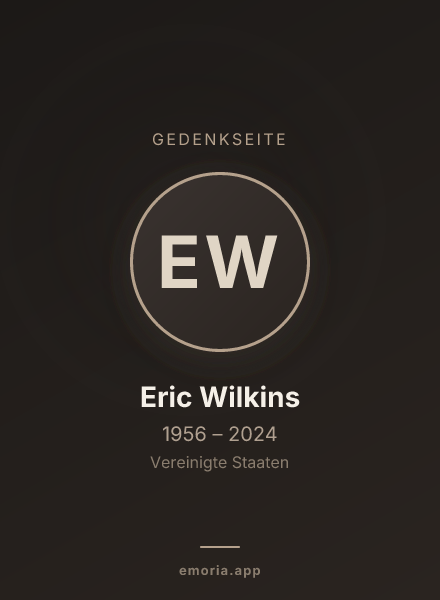 Gedenkportrait von Eric Wilkins