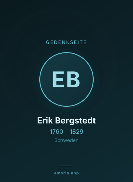 Gedenkportrait von Erik Bergstedt