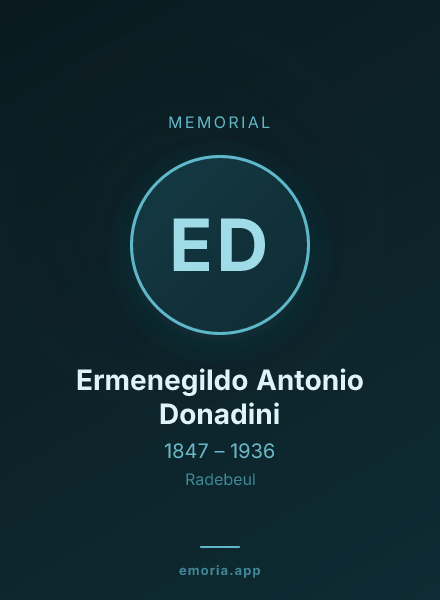 Memorial portrait of Ermenegildo Antonio Donadini