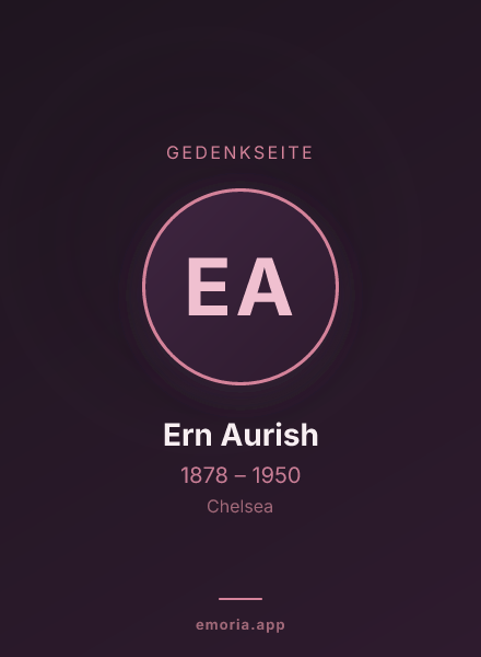 Gedenkportrait von Ern Aurish