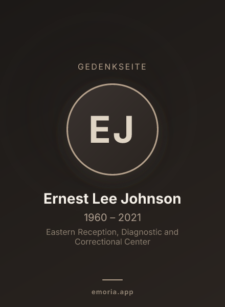 Gedenkportrait von Ernest Lee Johnson