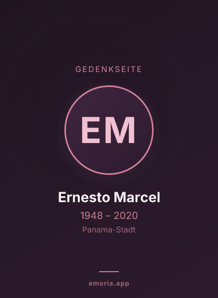 Gedenkportrait von Ernesto Marcel