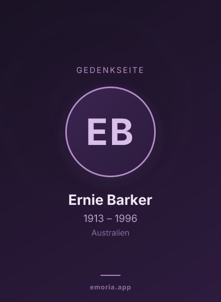 Gedenkportrait von Ernie Barker