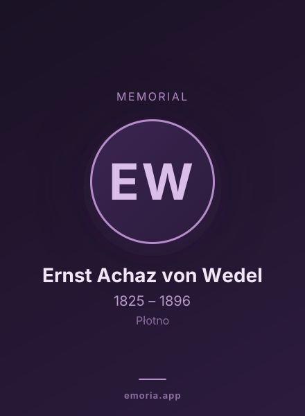 Memorial portrait of Ernst Achaz von Wedel