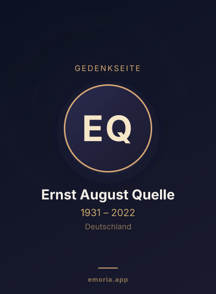 Gedenkportrait von Ernst August Quelle