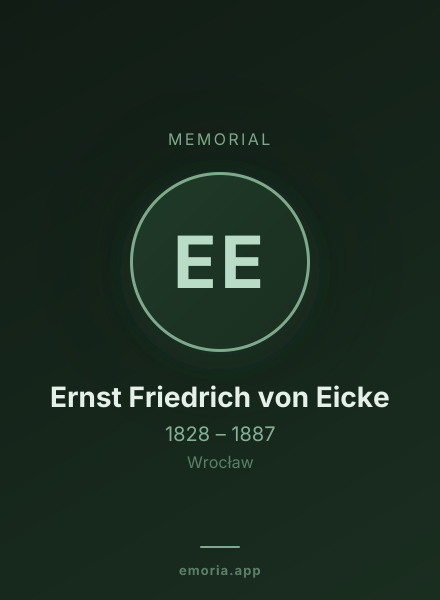 Memorial portrait of Ernst Friedrich von Eicke