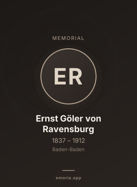 Memorial portrait of Ernst Göler von Ravensburg
