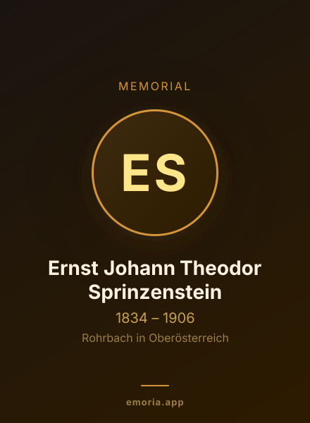 Memorial portrait of Ernst Johann Theodor Sprinzenstein