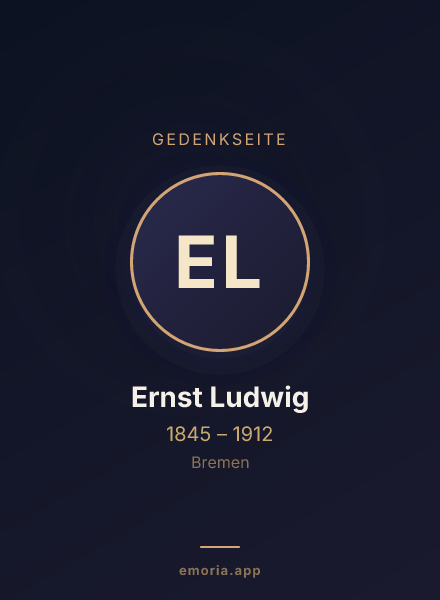 Gedenkportrait von Ernst Ludwig