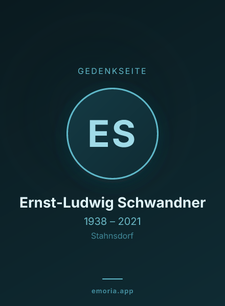 Gedenkportrait von Ernst-Ludwig Schwandner