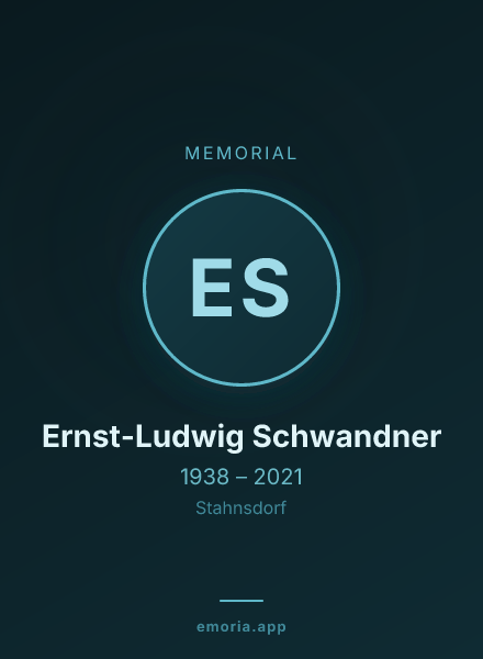 Memorial portrait of Ernst-Ludwig Schwandner