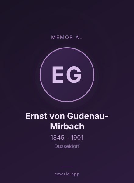 Memorial portrait of Ernst von Gudenau-Mirbach