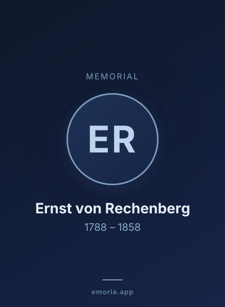 Memorial portrait of Ernst von Rechenberg