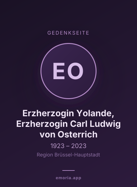 Gedenkportrait von Erzherzogin Yolande, Erzherzogin Carl Ludwig von Osterrich