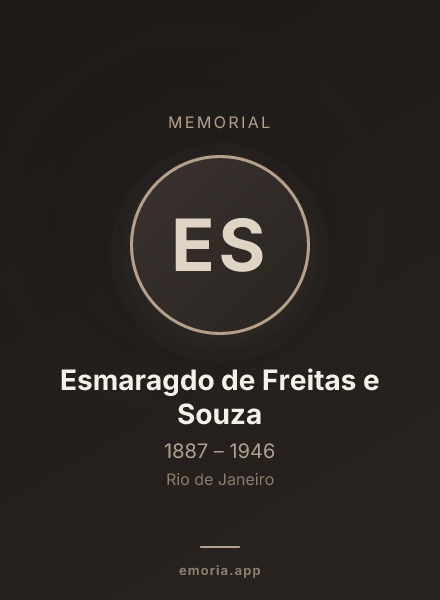 Memorial portrait of Esmaragdo de Freitas e Souza