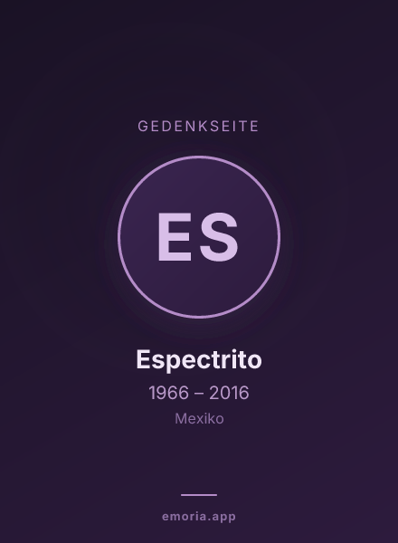 Gedenkportrait von Espectrito