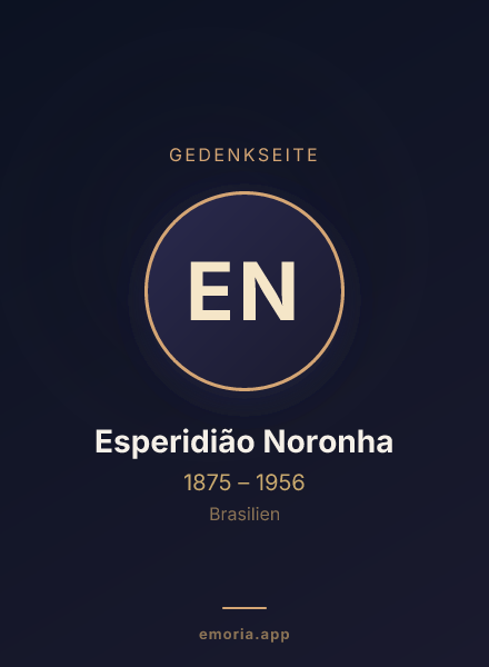 Gedenkportrait von Esperidião Noronha